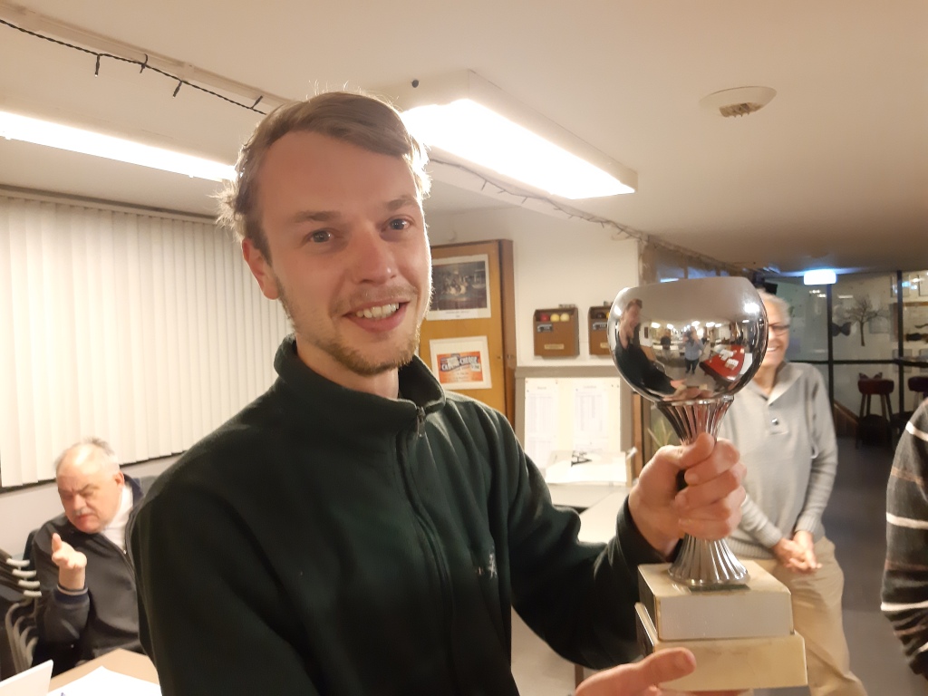 Jeroen Goedhart, winnaar van het snelschaken 2022